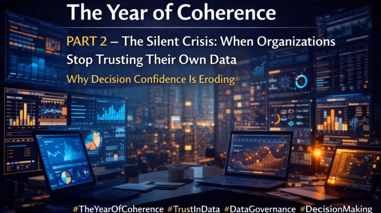 The Silent Crisis: When Organizations Stop Trusting Their Own Data Why Dec