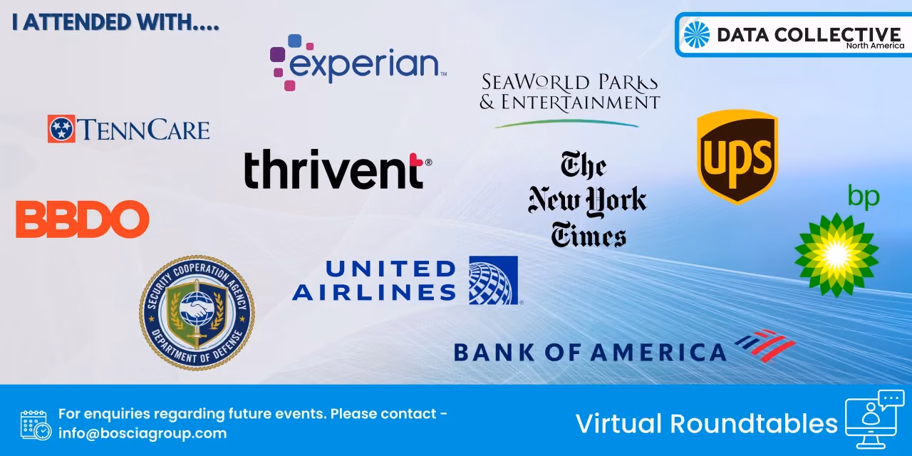 My key Insights from attending #DataColective Virtual Roundtables