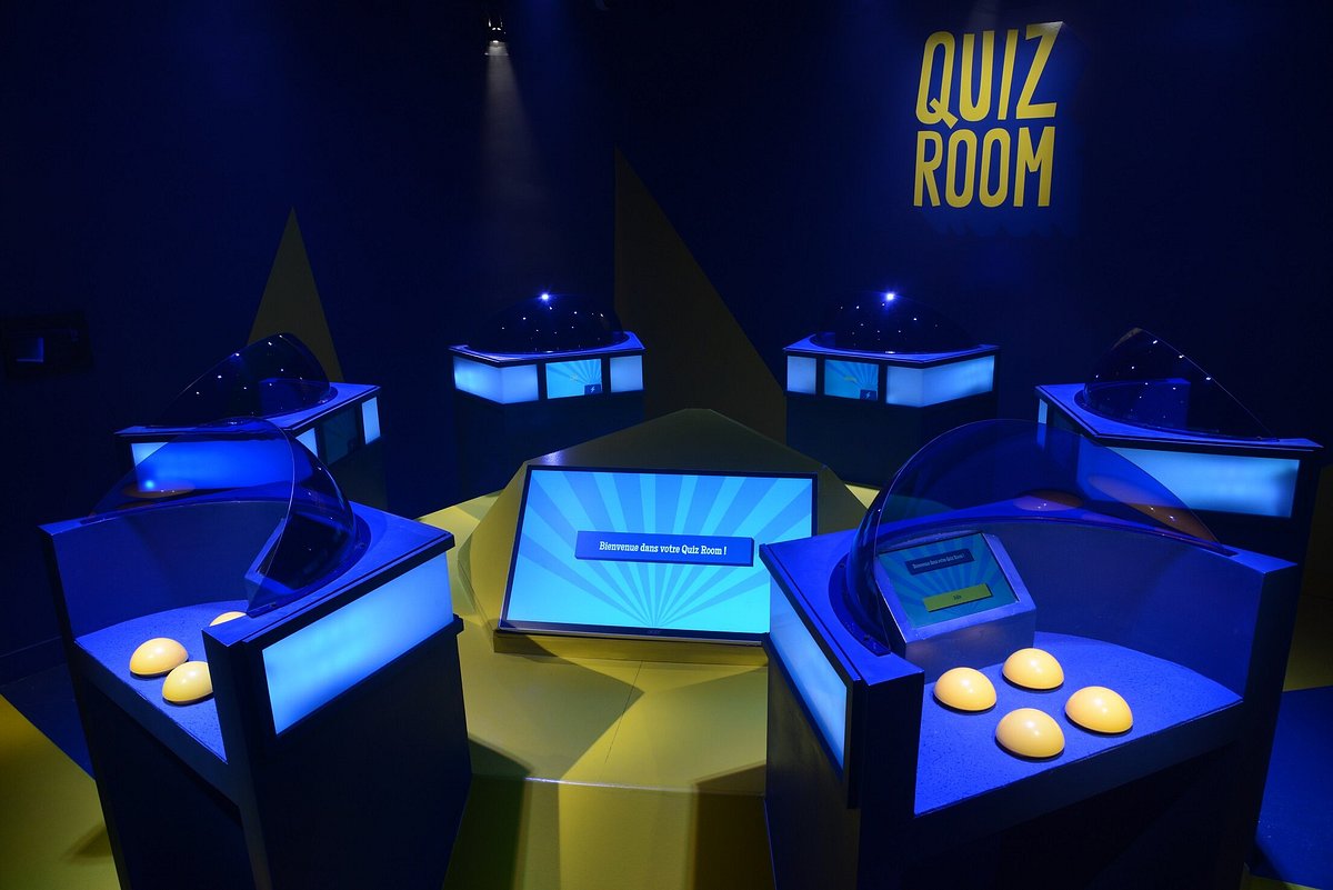 Une salle de quiz chez Quiz Room