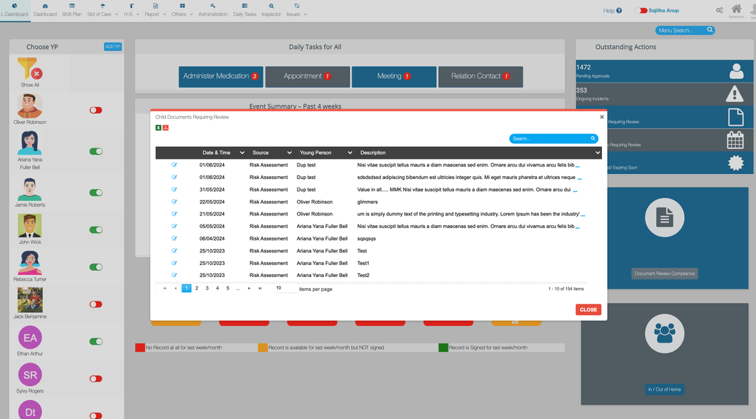 OVcare cloud-based care management software displayed across desktop and mobile devices