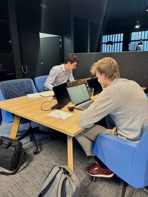 Our consultants at work.