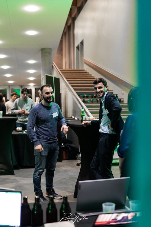 Our consultants in action at a campus recruitment event.