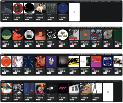 A DJ set divided into chapters in Djoid
