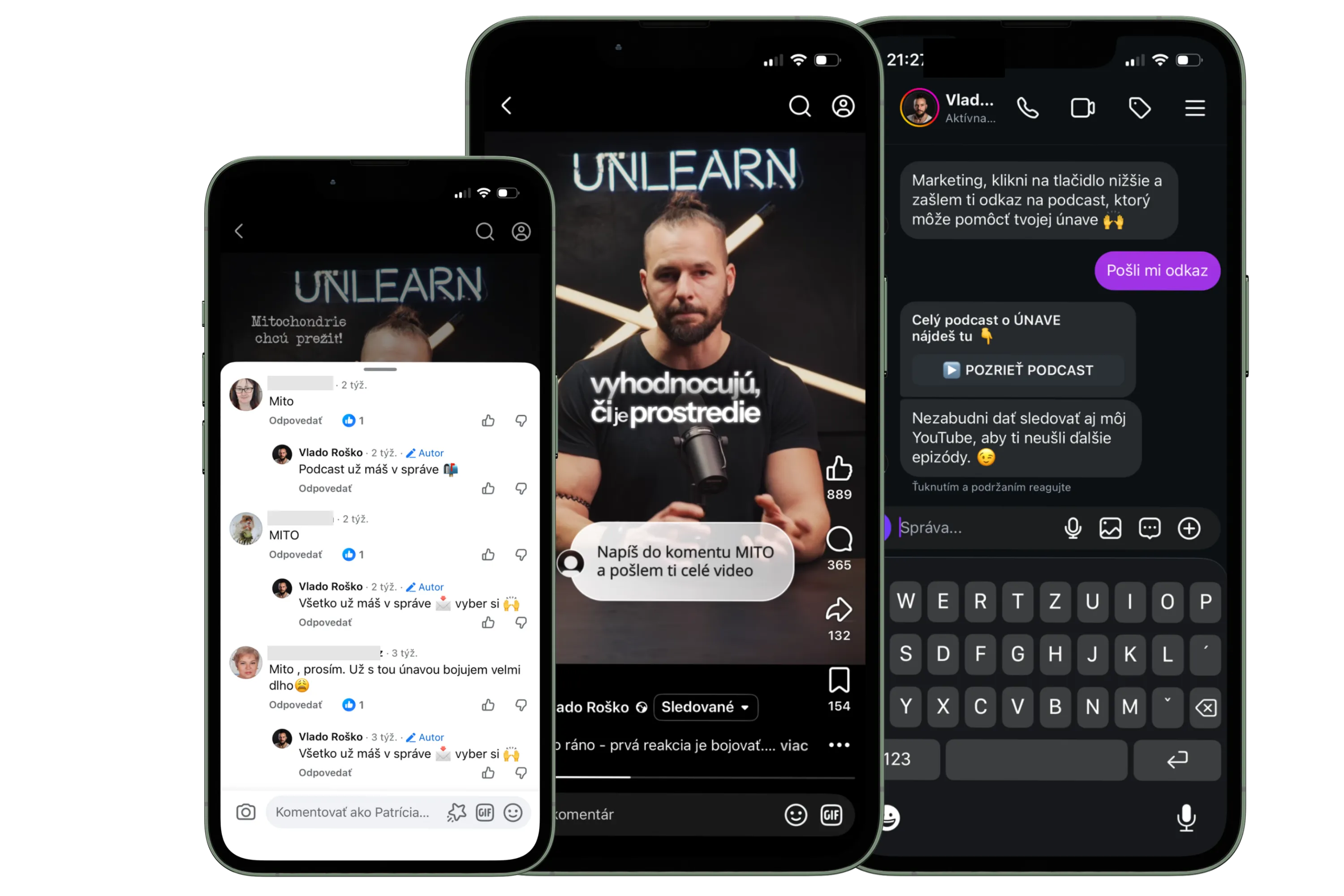 ManyChat na automaticke odpovede na komentare
