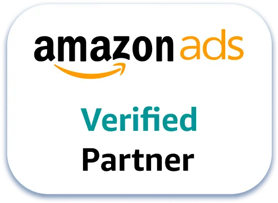 An amazon ad with the words verified partner.