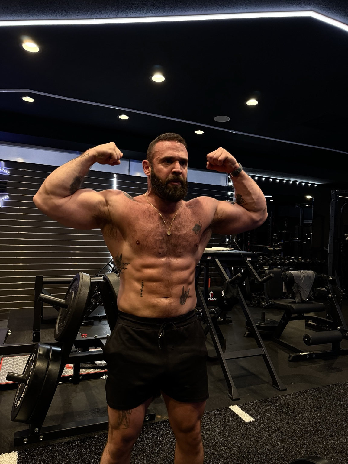 Joe El Khechef at Thrive Strength & Performance in Costa Mesa after years of strength training.