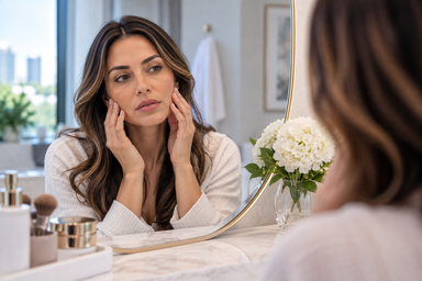 Sculptra collagen stimulating treatment being administered at a medspa in Baton Rouge, Louisiana