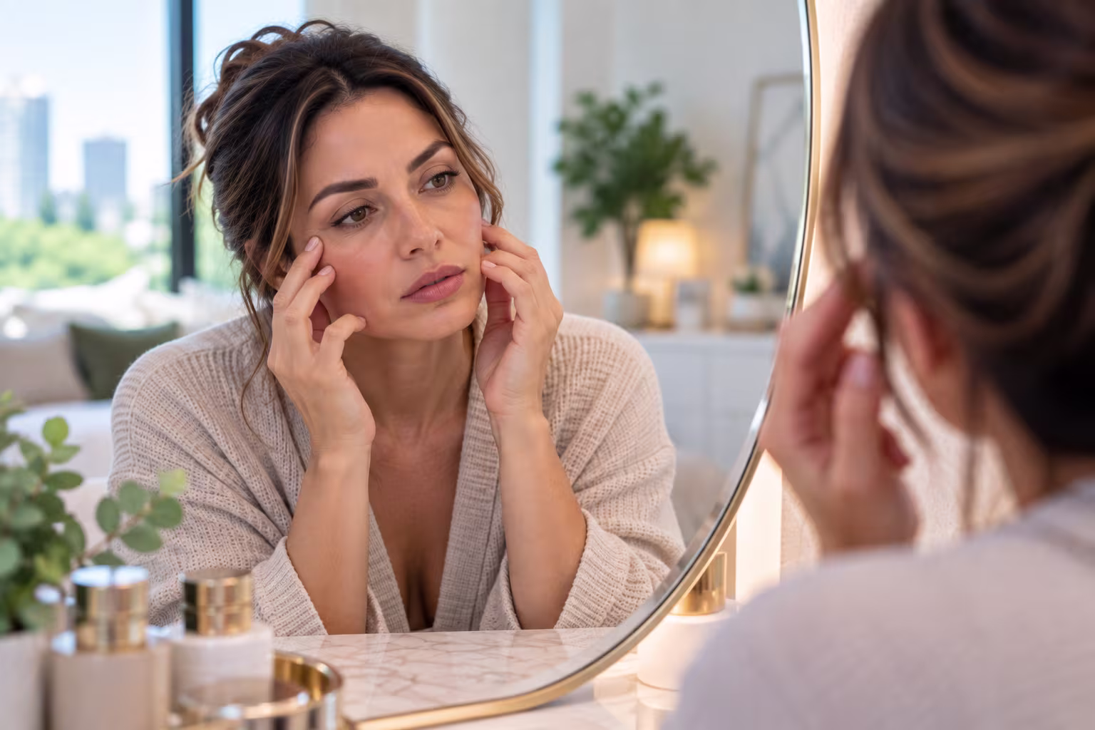 Sculptra collagen stimulating treatment being administered at a medspa in Baton Rouge, Louisiana