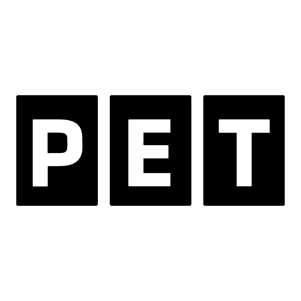 P.E.T Logistics Firmenlogo mit schwarzem Text auf weißem Hintergrund.