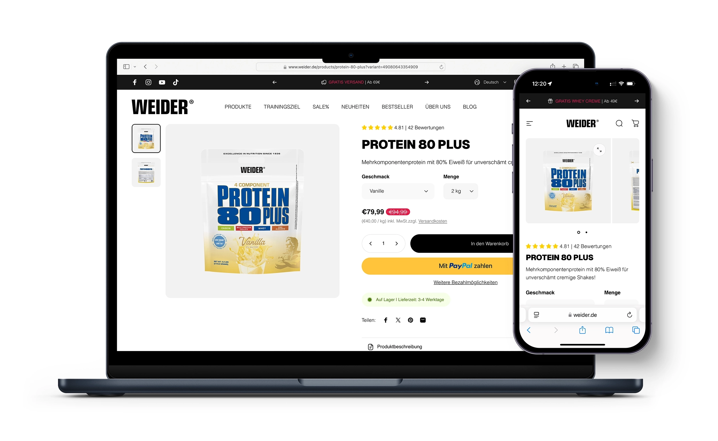 WEIDER Case