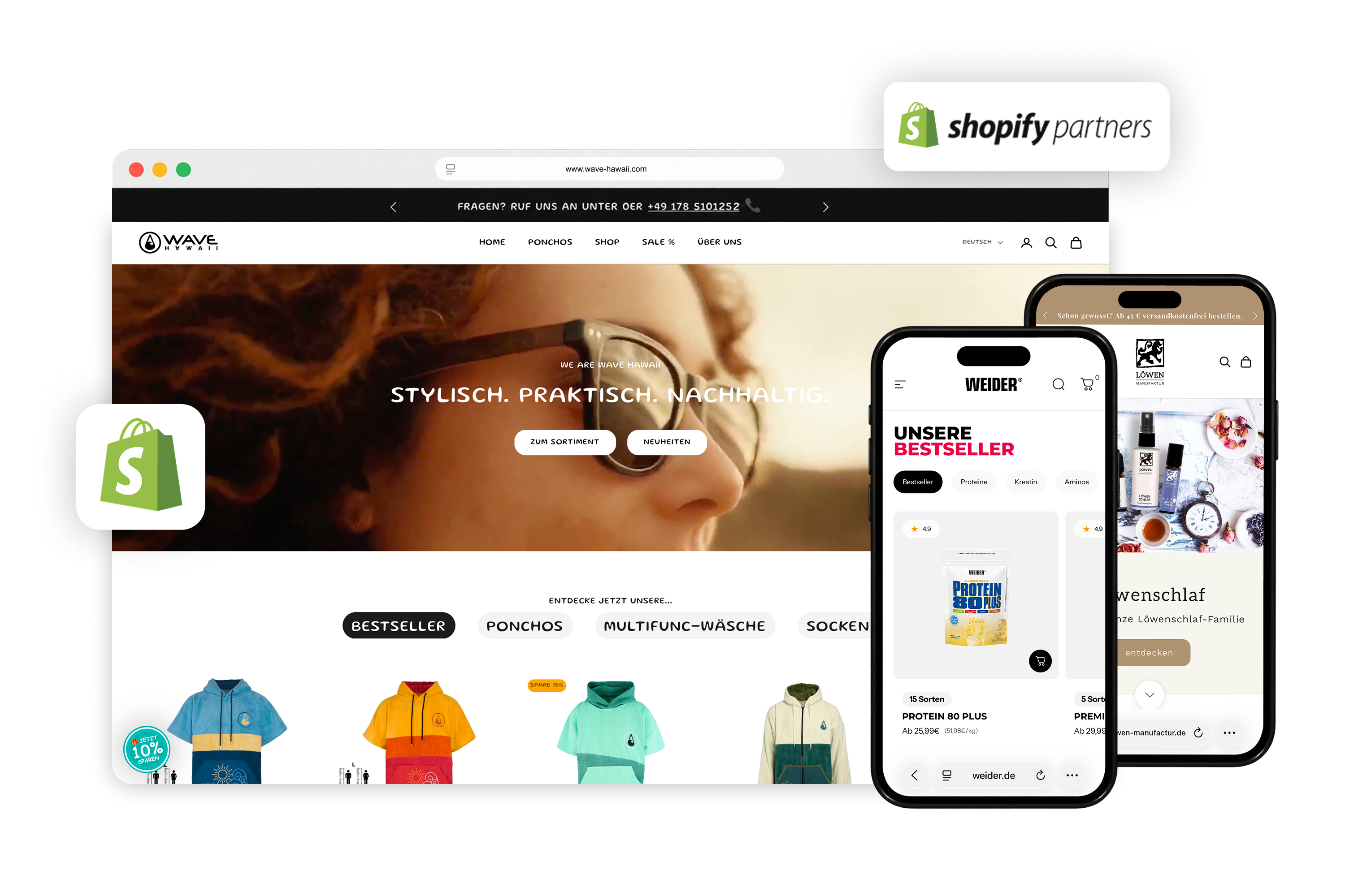 Shopify Shops von Fusion Agency