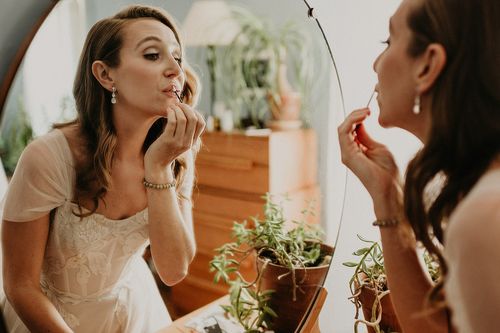 When to book wedding hair and makeup