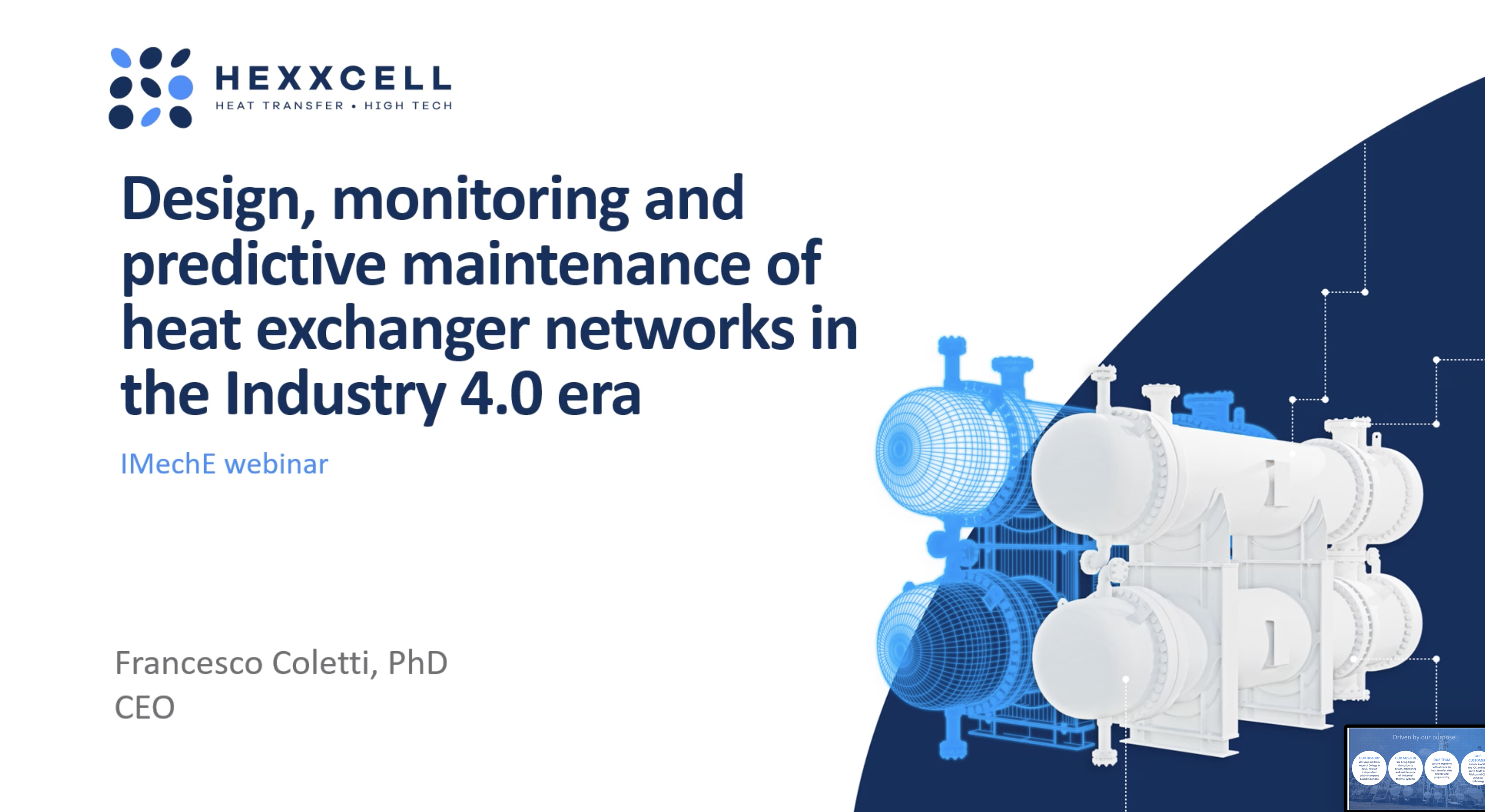 Desing, Monitoring and Predictive Maintenance of heat exchangers networks in the Industry 4.0 Era.