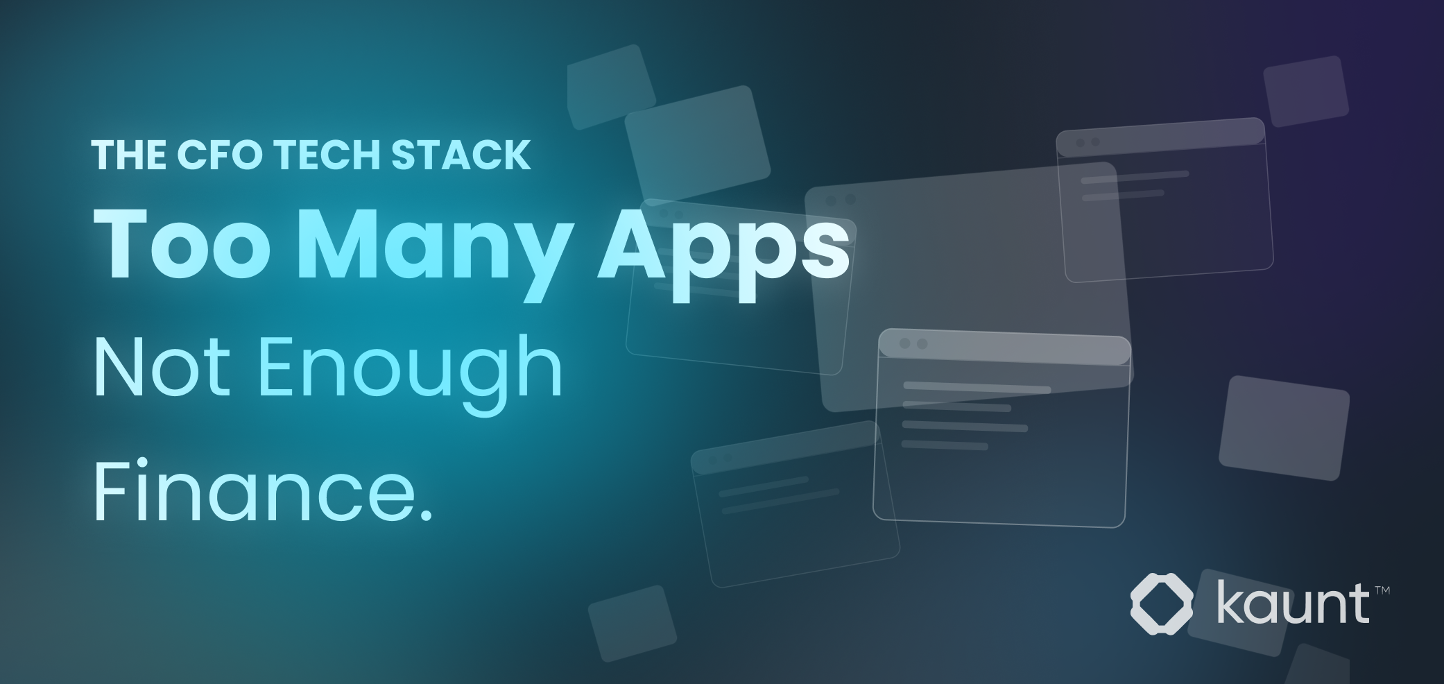 Why the mid-market CFO office is buckling under its own tech stack — and what the next five years will change