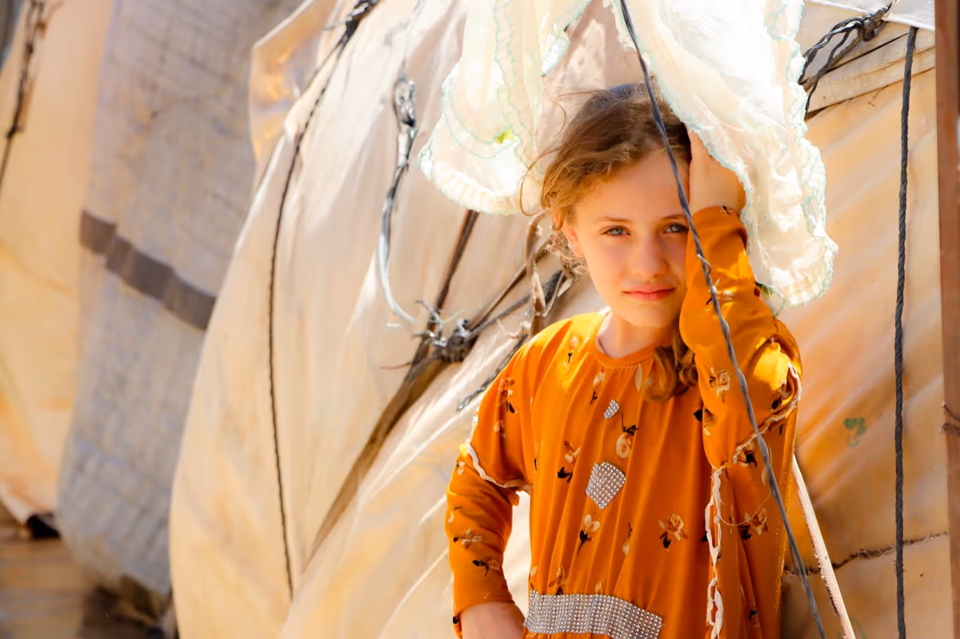 Enfant du programme à Gaza