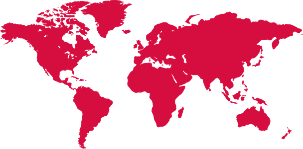 Carte du monde des pays d’intervention de LIFE