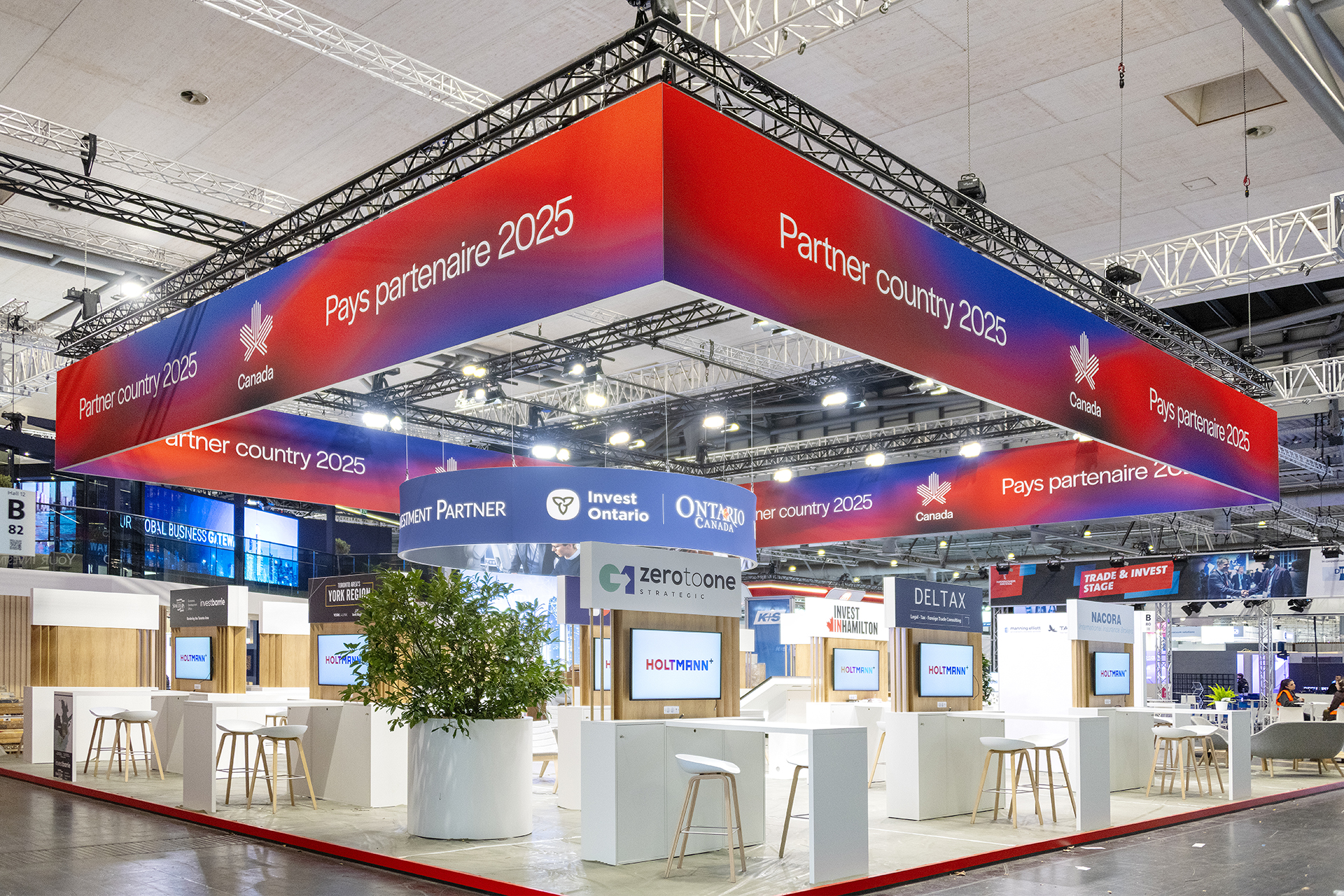Gesamtansicht Partnerland Kanada – XXL-Digitaldruck Hannover Messe