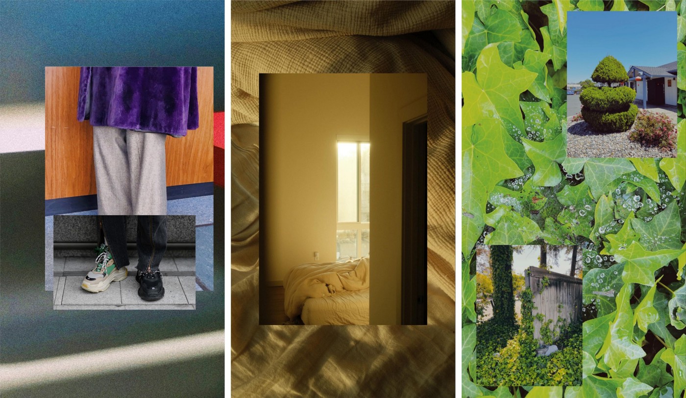 A collage of similar images