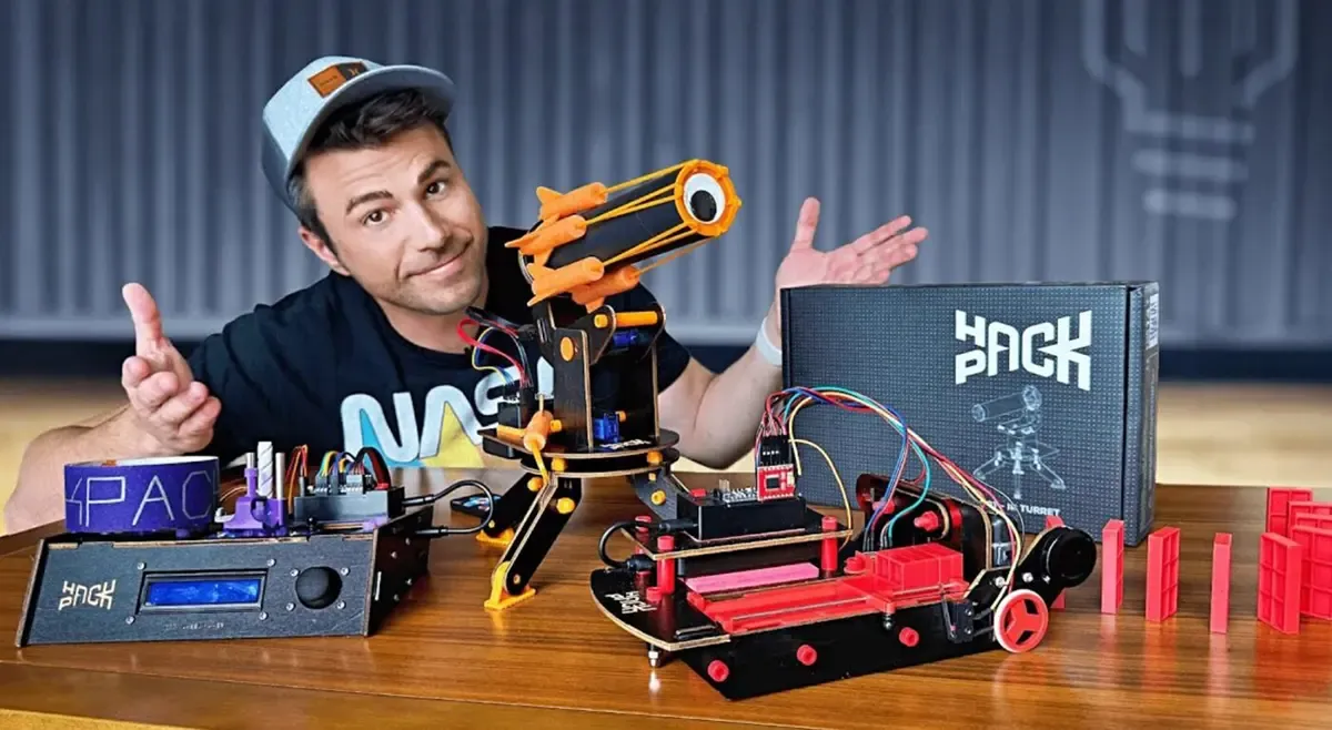 Mark Rober and his inventions.