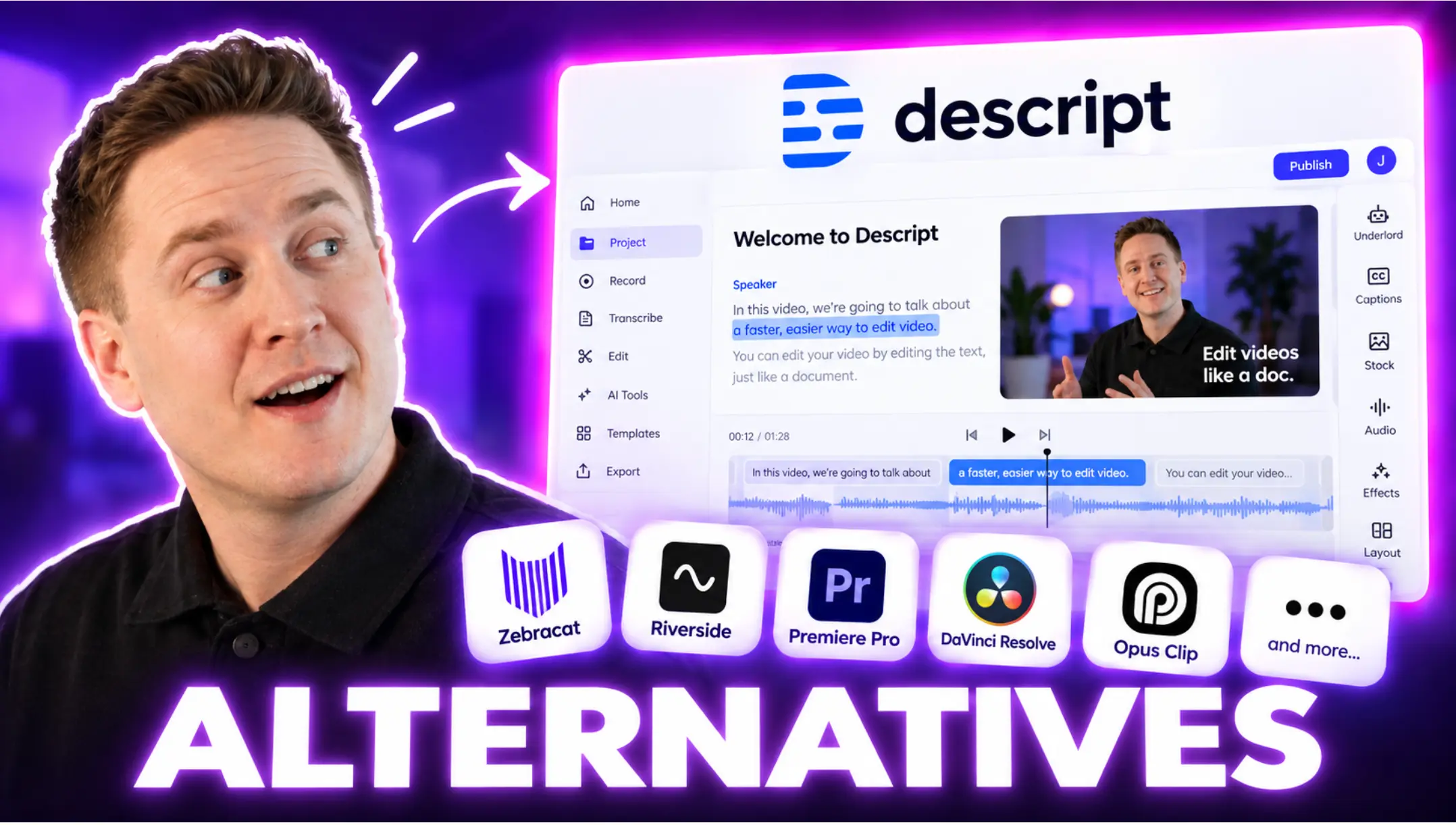 9 best Descript alternatives in 2026 compared