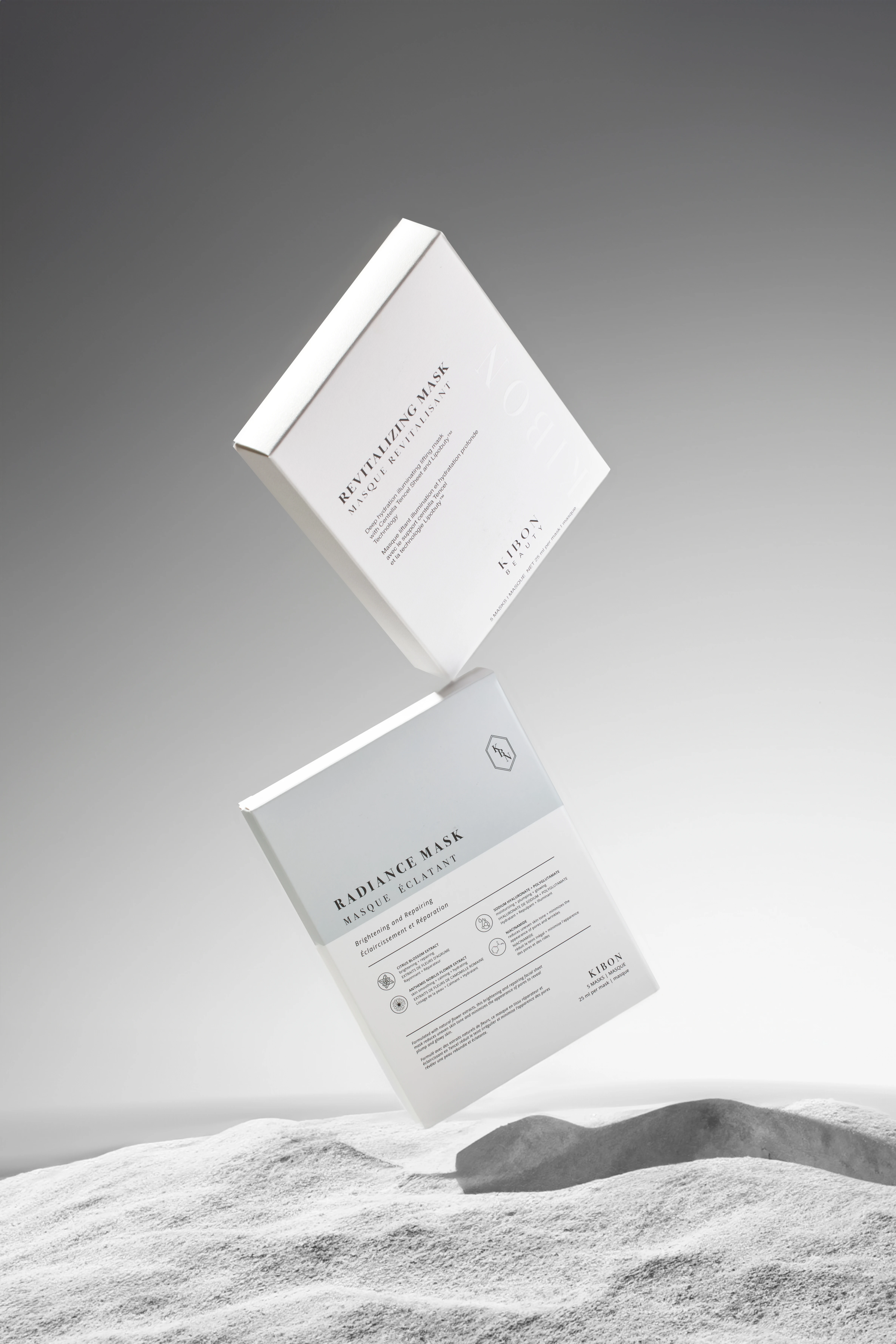 A box of moisturizing cream is opened and sitting on a white background.