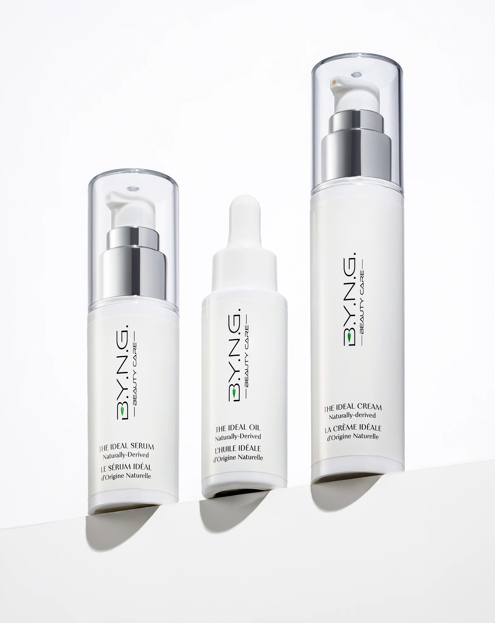 Three bottles of the Dream Serum by Byng.