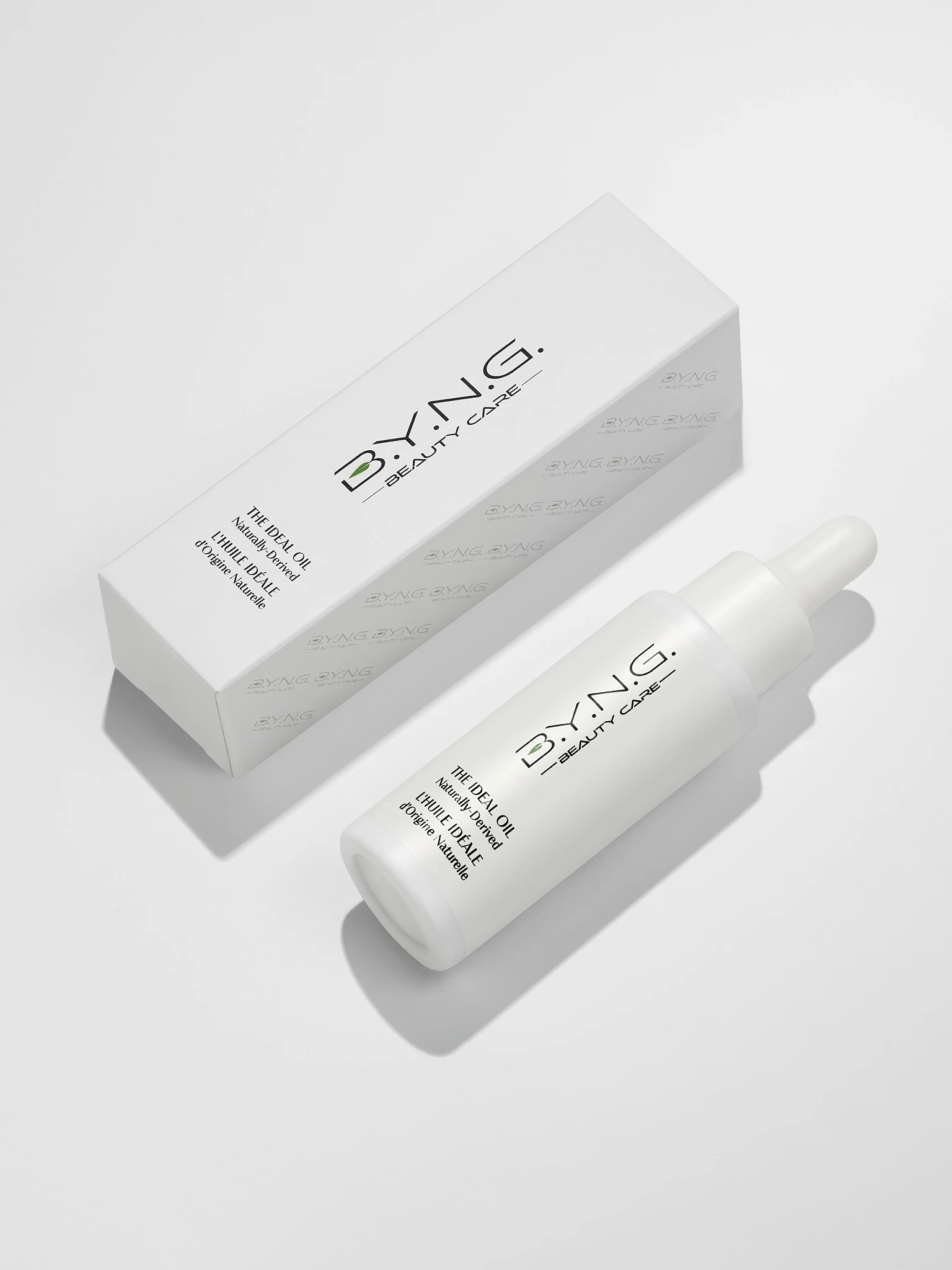 A white box with a white tube of Byng beauty cream.
