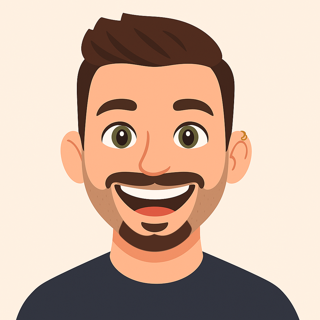 Cartoon image of a man