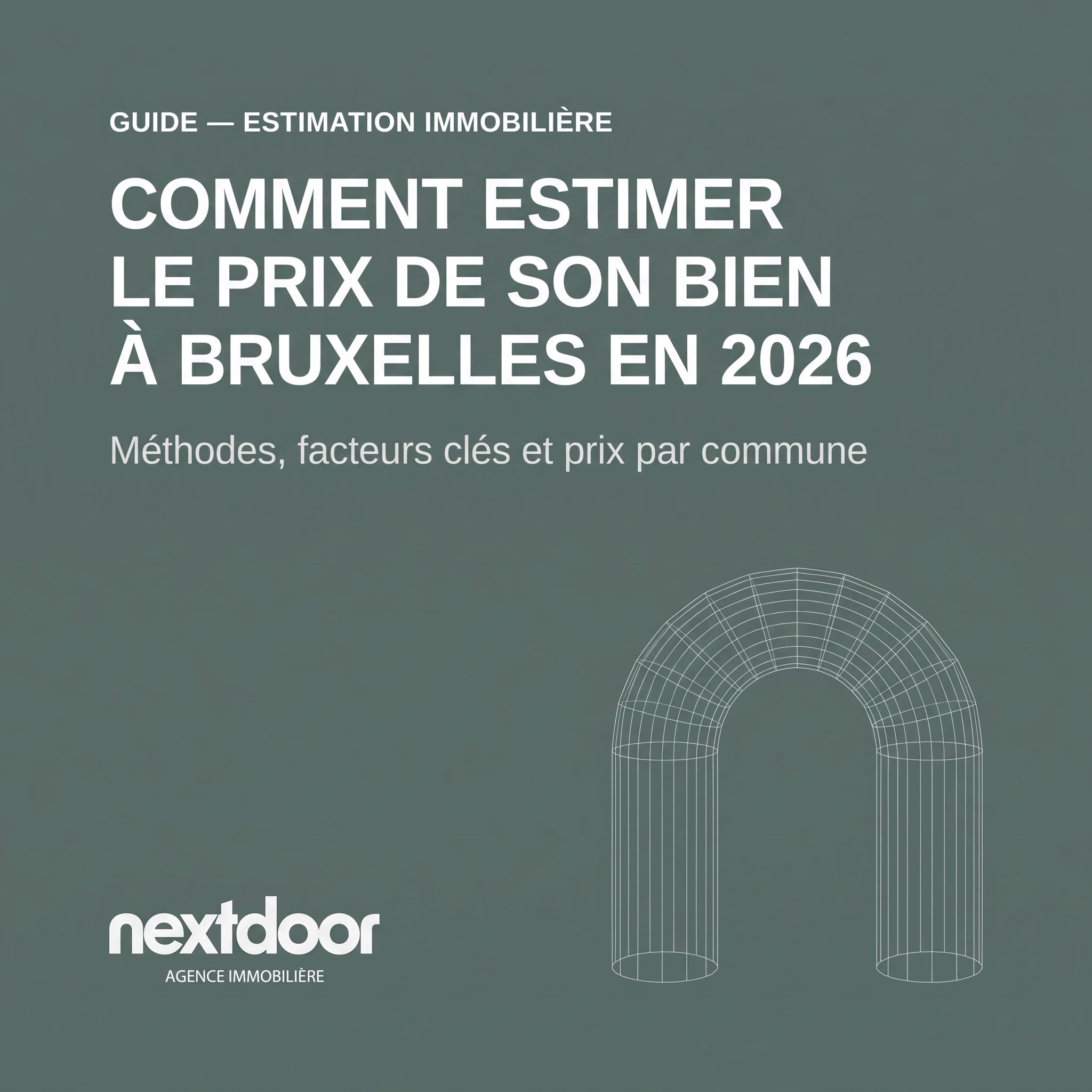 Illustration Nextdoor : comment estimer le prix de son bien à Bruxelles en 2026