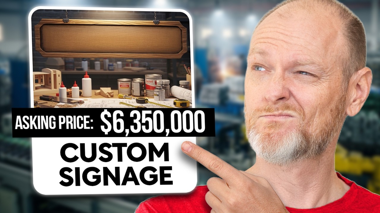 Would You Buy This 6.9M Revenue Sign Manufacturer?