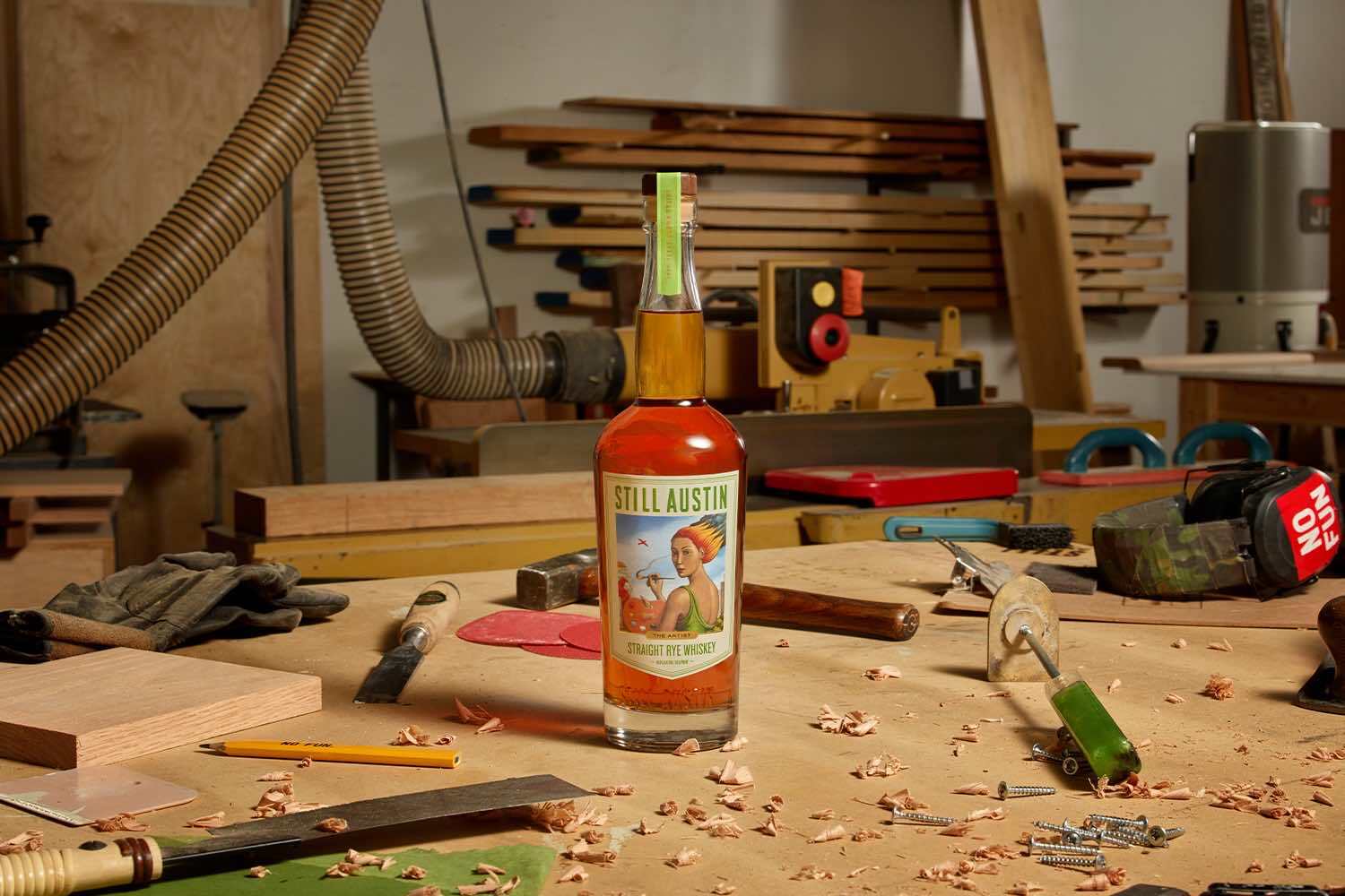The Artist rye on a woodworker’s bench
