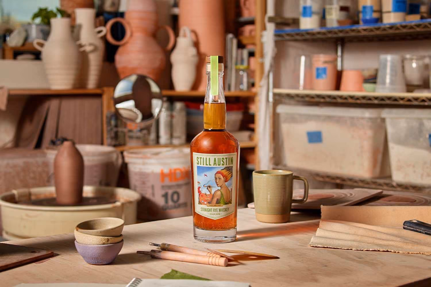 The Artist rye in a potter’s studio