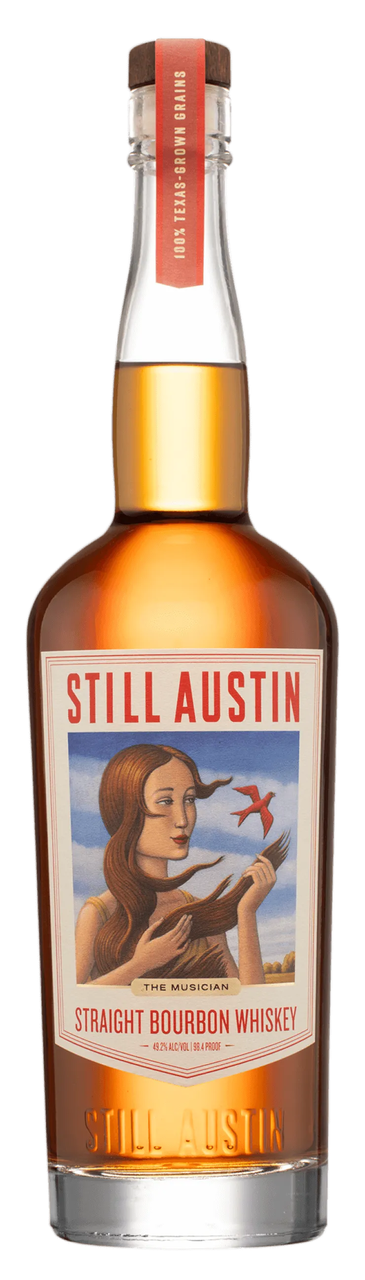Bottle of Still Austin Straight Rye Whiskey