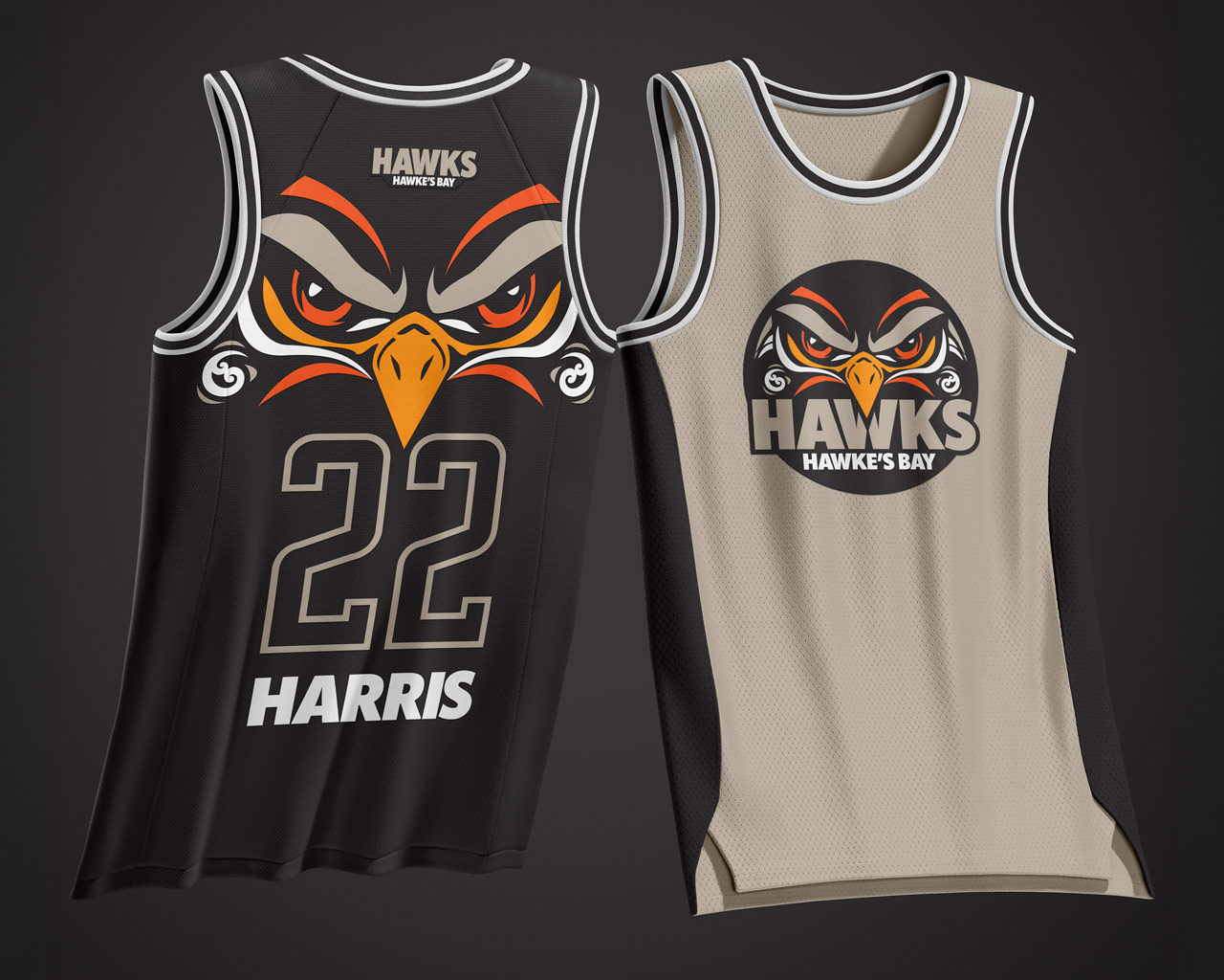 Hawks brand for the Hawkes Bay Hawks