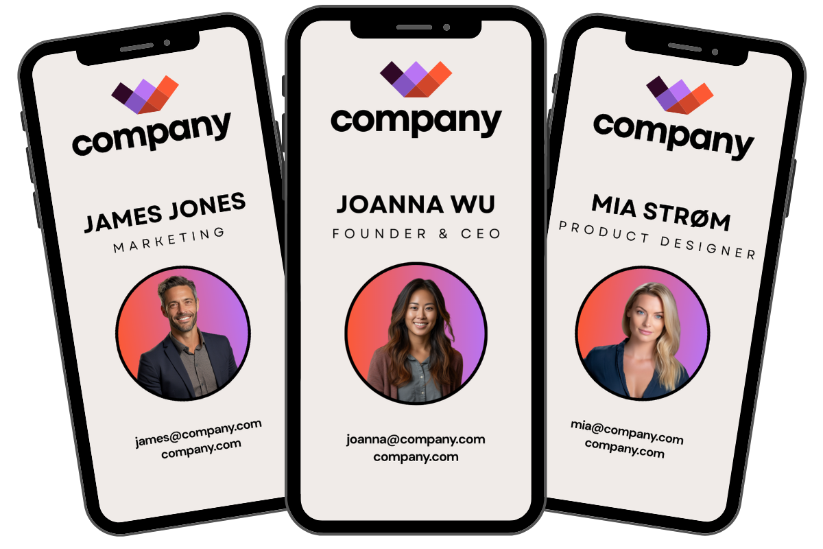 Koppl card custom designs dual mobile mockups