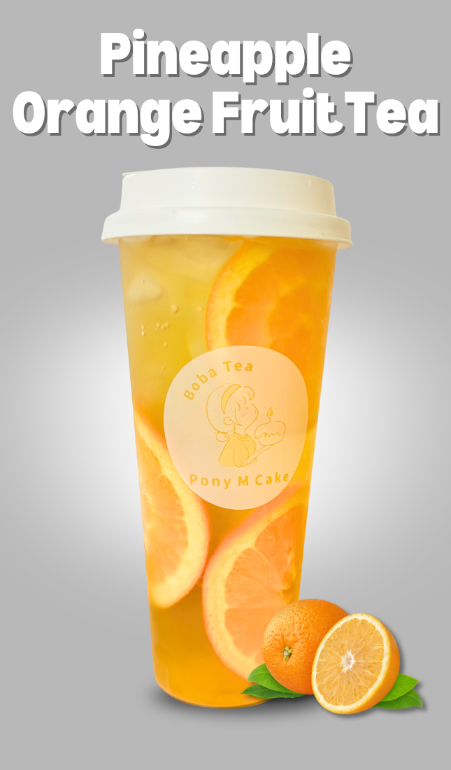 Pineapple Orange Fruit tea 菠萝香橙水果茶