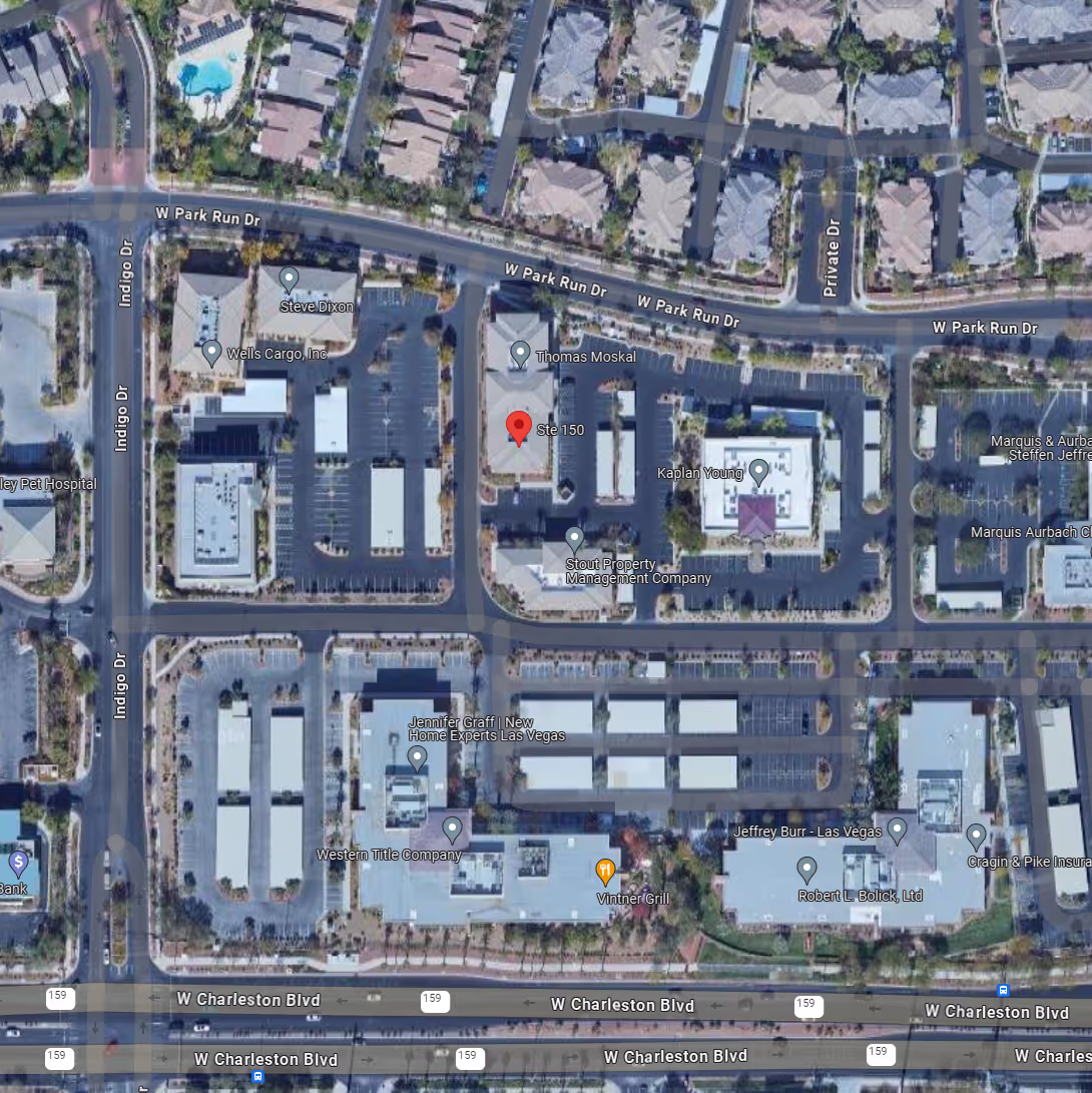 Overhead map of Investment Equity LLC headquarters