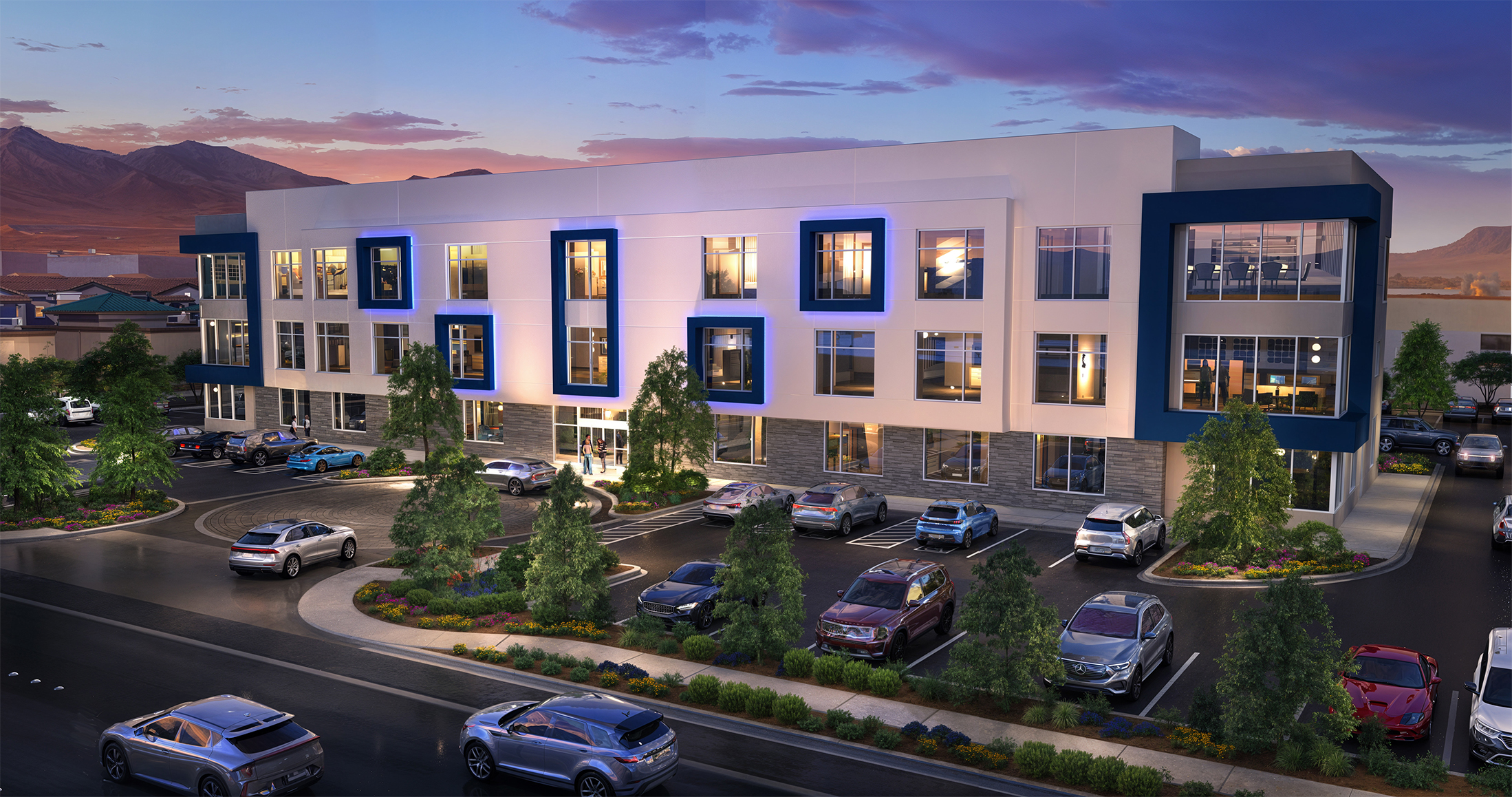 Sunset Canyon Corporate Center rendering