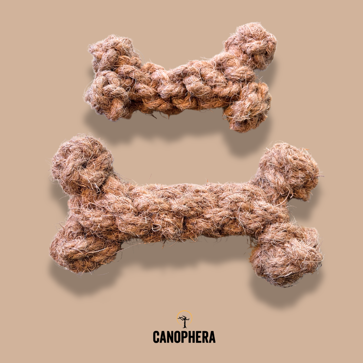 Braided CocoBones - Coconut Rope Dog Toys