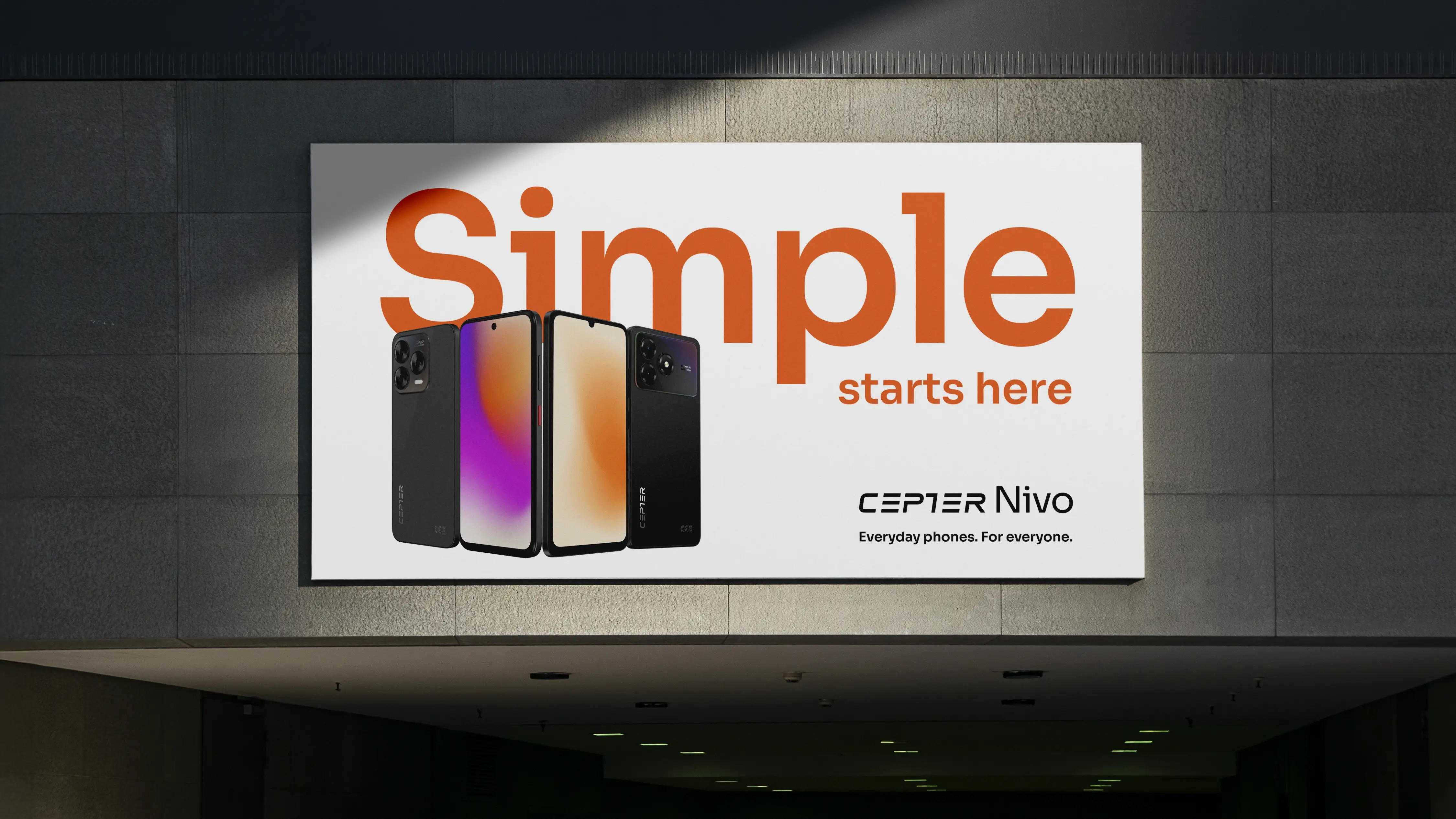 Outdoor billboard for Cepter Nivo series