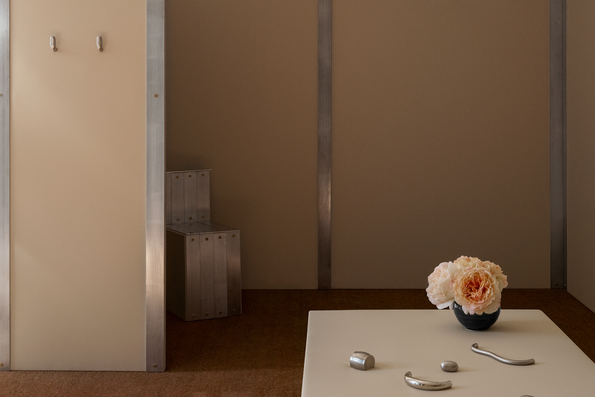 Detail of Spaces Within Showroom design in Copenhagen, designed by Daniel Kutlesovski