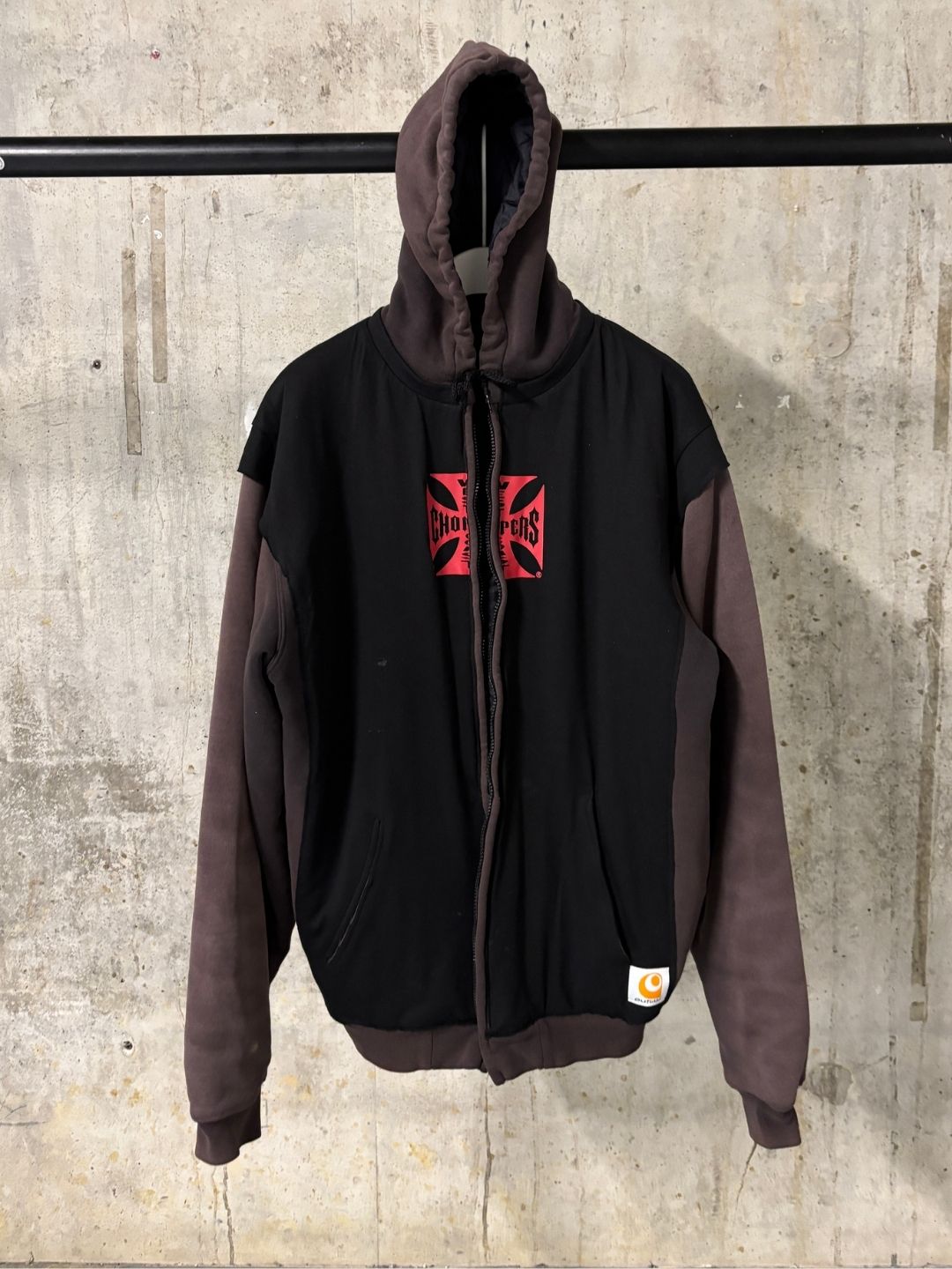 “SCAR-CITY” FADED HOODIE