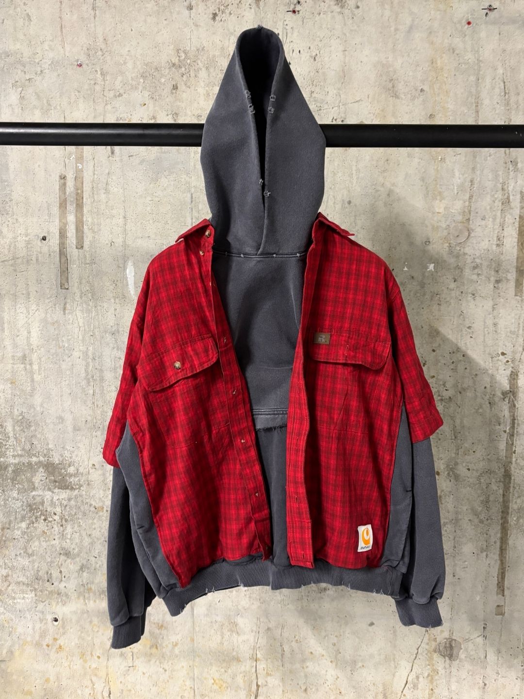“BLOODBOURNE” FLANNEL HOODIE