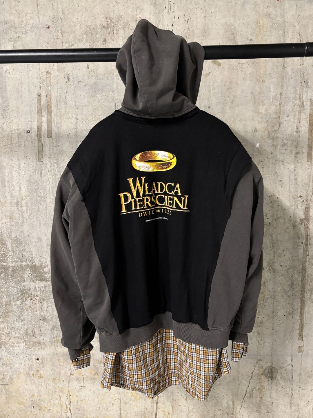 “RINGJUNKIE” TRIPLE LAYER HOODIE 