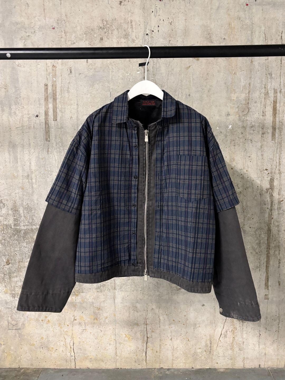 “NEW CUNTRY” FLANNEL WORK JACKET