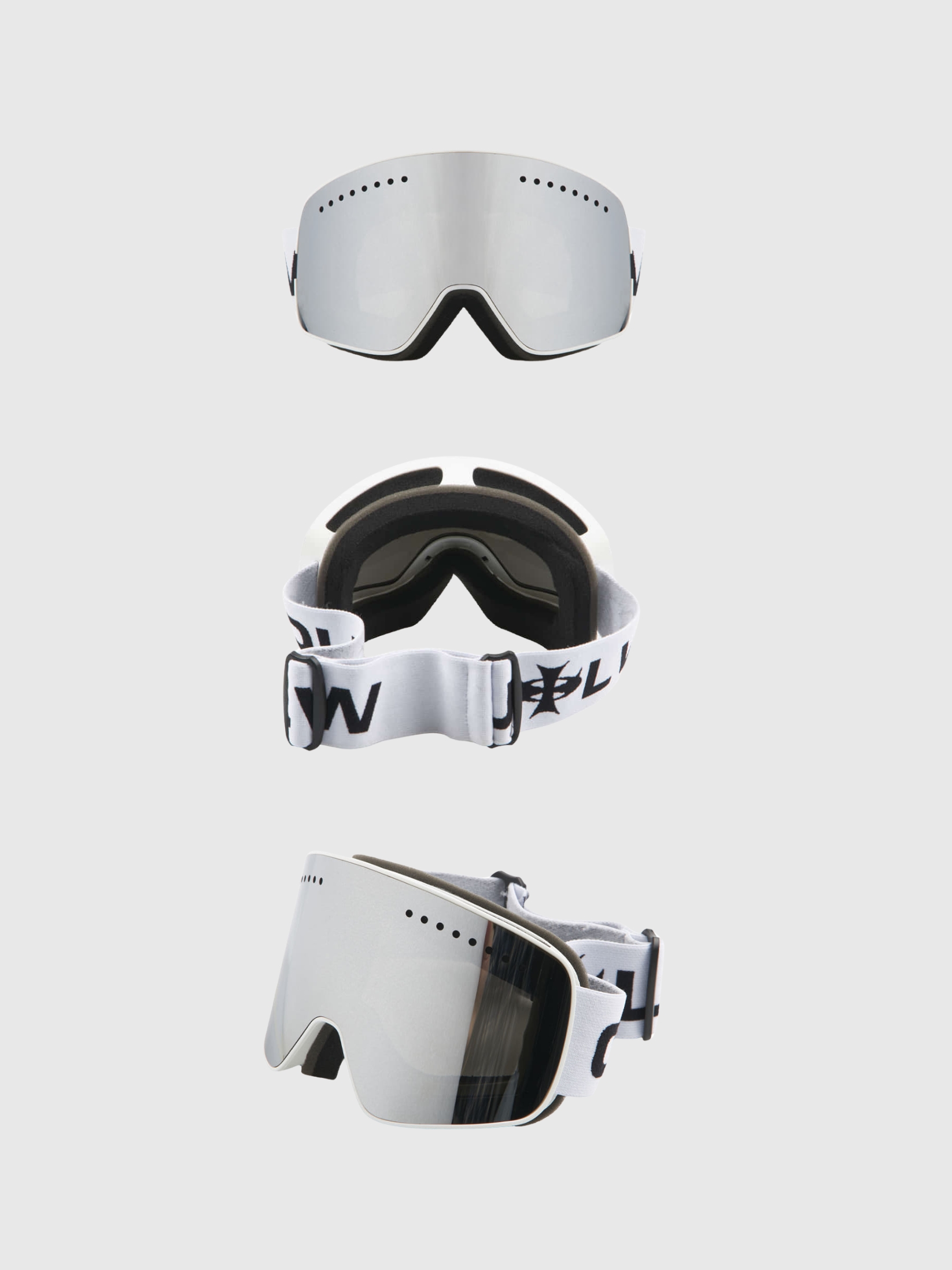 OUTLW Ski Goggles (White)