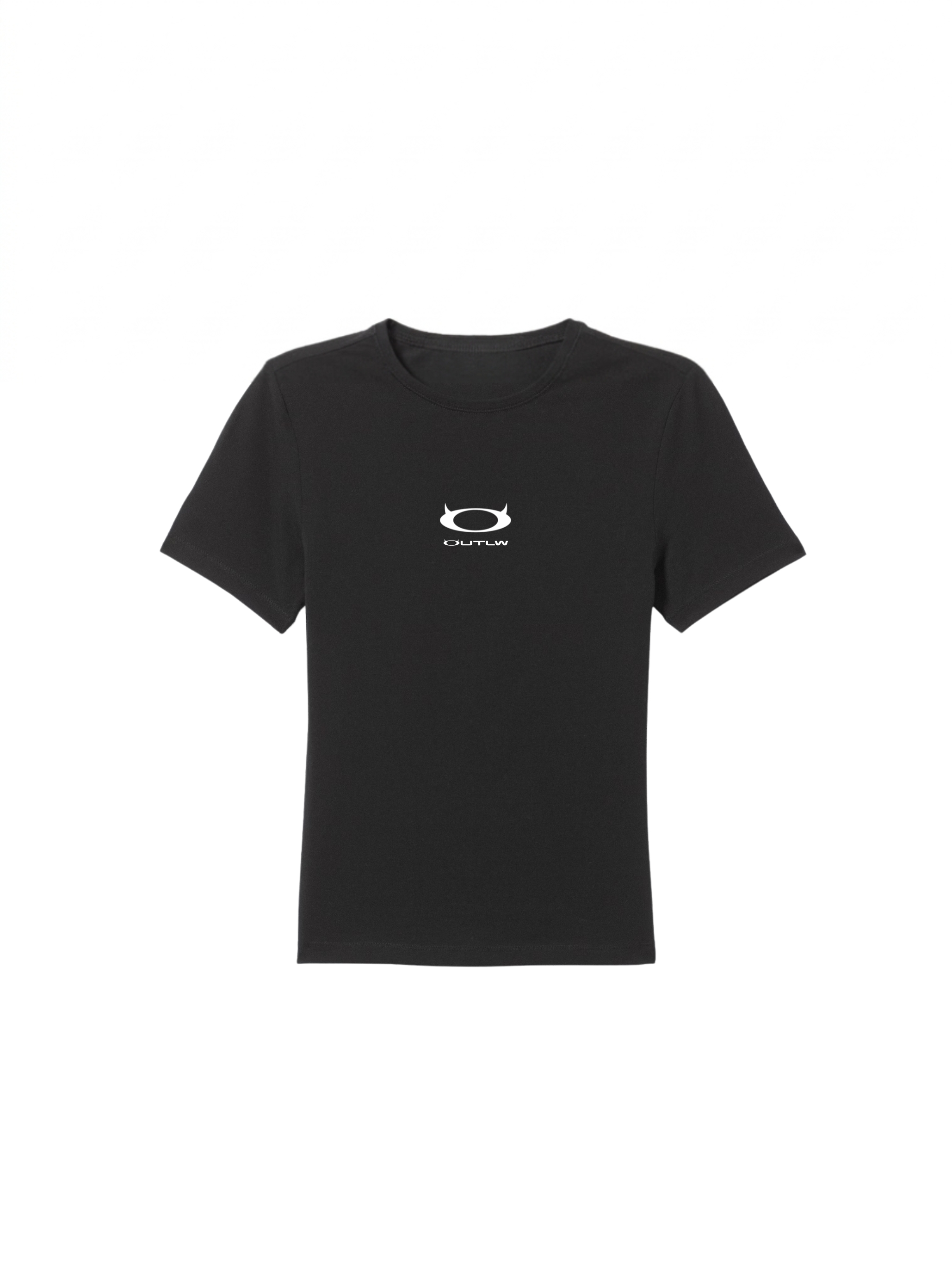 Womens slim fit tee with "O" logo