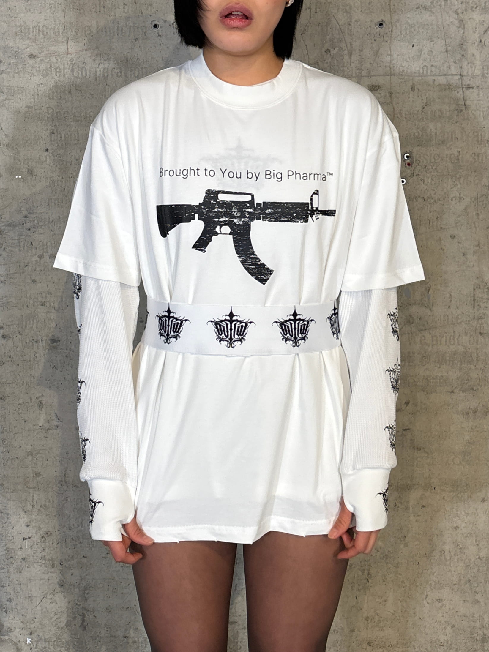 Streetwear photoshoot featuring OUTLW USA clothing