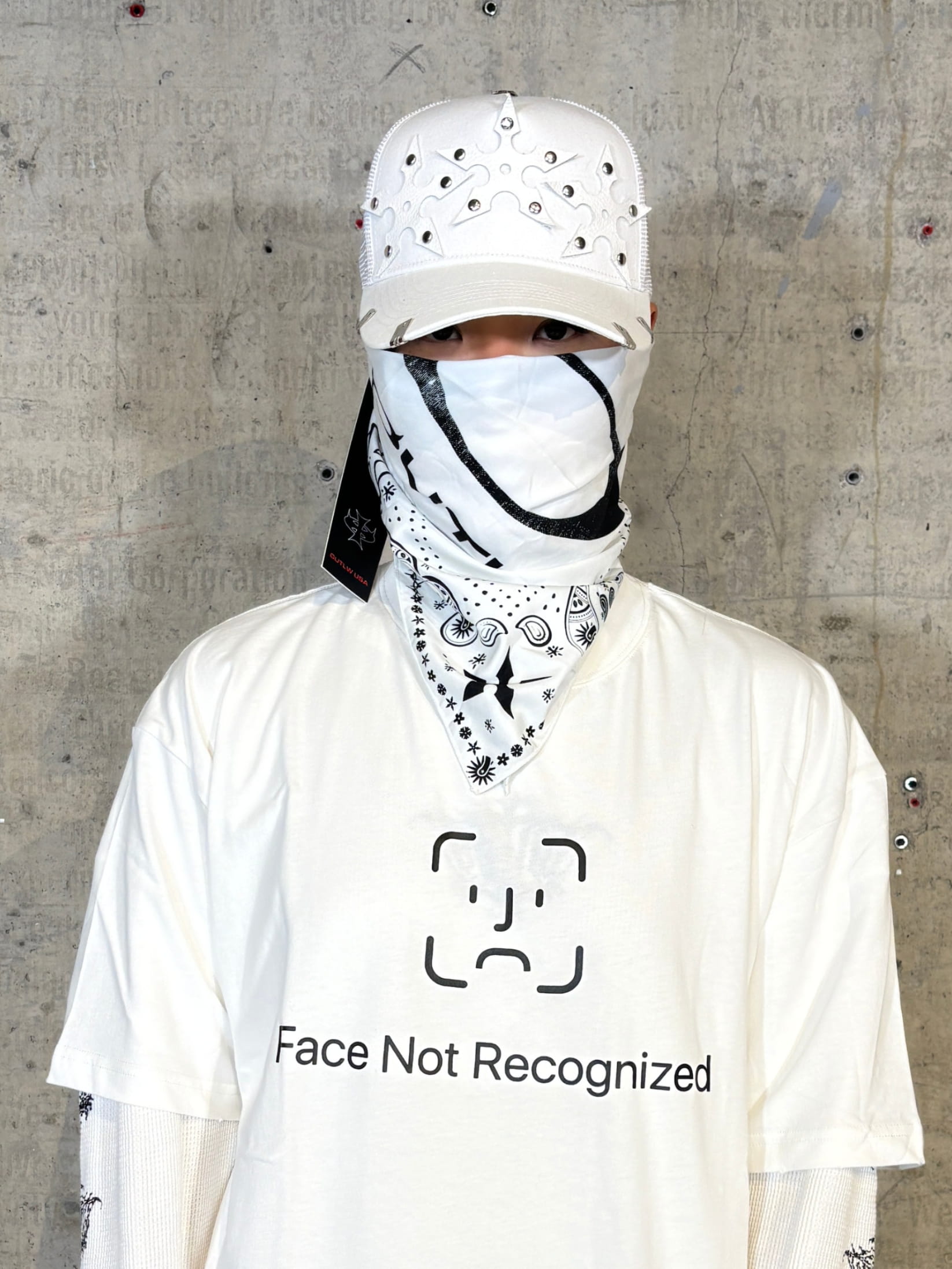 Streetwear photoshoot featuring OUTLW USA clothing