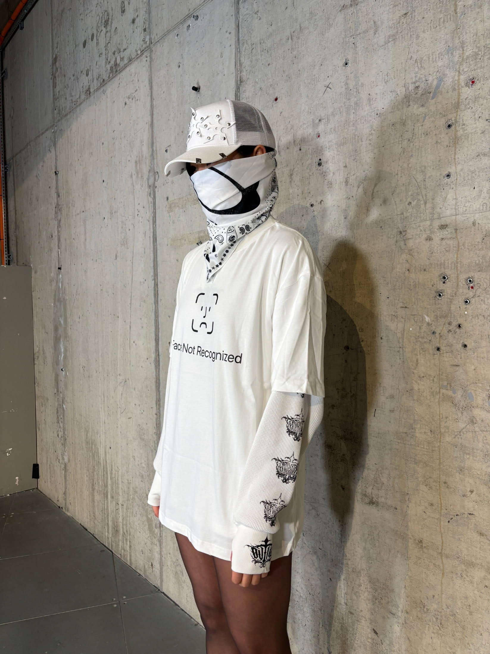 Streetwear photoshoot featuring OUTLW USA clothing